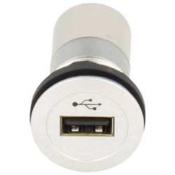 Schlegel RRJ_USB_AA_B USB 2.0 Socket Built-In LED Ring Blue 1 piece