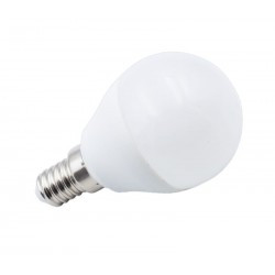 Żarówka LED E14 G45 6W ciepła kulka