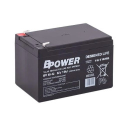 Akumulator VRLA AGM 12V 15Ah (żywotność 6-9lat) BV15-12