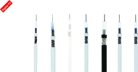 Kabel koncentryczny Helukabel 400197, Średnica zewnętrzna: 6.80 mm, 75 Ω, czarny, 100 m