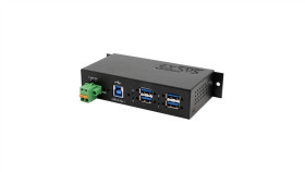 Exsys Ex-1185Hmvs-2 4-Portowy Metalowy Usb 3.2 Gen1 Z Ochroną...