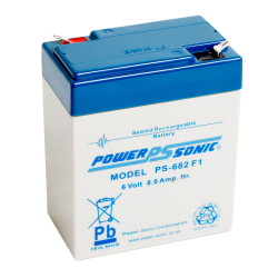 Powersonic PS-682 6V 8.0Ah Sealed Lead Acid SLA Battery