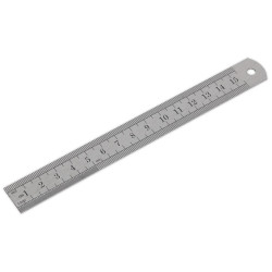 Sealey AK9640 Steel Rule 150mm/6&quot;