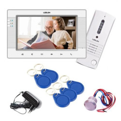 Zestaw wideodomofonowy z monitorem 7cali JB305_V34 / No9 / czytnik / 5xbrelok