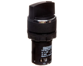 Przycisk pokrętny, monoblok, 1NO, 0-I niestabilny, 60 stopni T0-MB100S21