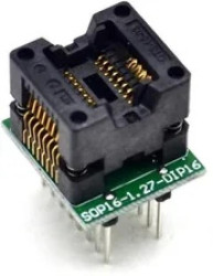 ADAPTER Z SOP16 NA DIP16 SZEROKI ZIF.