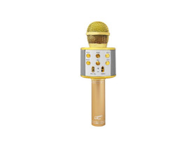 Mikrofon bluetooth z głośnikiem LTC MIC100 złoty