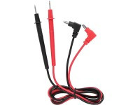 KAB54.10 Kabelki pomiarowe do mierników (wtyki bananowe kątowe) - 2 kabelki (komplet: czerwony+czarny)