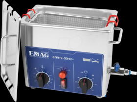 30HC+ Ultrasonic cleaner, 3.2 l, 180 W, with heater, stainless steel
