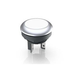 Podświetlany łącznik przyciskowy Chwilowy 1 NO średnica wycięcia 16.2mm Przewlekany RAFI