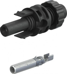 Gniazdo MC4 EVO2 złącze panelowe do przewodu 4/6 mm2 Staubli (Multi Contact) - opak. 10 szt