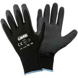 Rękawiczki latexowe LAMPA Size10 Czarno-szare, Rozmiar 10