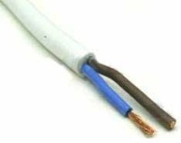 OMY2x1.0W Przewód sieciowy (linka) OMY 2x1.0mm2, biały - cena za mb