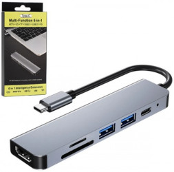 ECOBOX ADAPTER TYP-C/HDMI-USB C+CZYTNIK