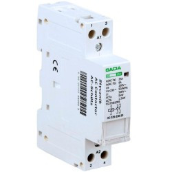 Stycznik modułowy 2 biegunowy 1P/2T/25A 2NO 230V GACIA HC 2P/25A 2NO 230V