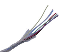 MICROWIRES Skrętka BTA 0.08 mm² Alkan perfluoroalkoksylowy 600V 100 m Szary