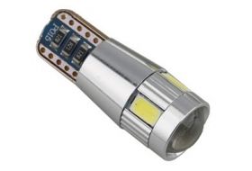 LED 12V T10 2W BIALA