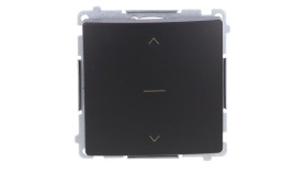 Simon Basic Łącznik Roletowy Trójpozycyjny 1-0-2 (Moduł), Szybkozłącza,...