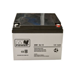 Akumulator AGM 12V/28Ah MWL 28-12 MWpower