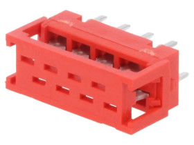 Micro-MaTch adapter 8-pin IDC,THT na PCB, do kabla taśmowego 7-215570-8