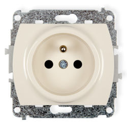 1GP-1z, Gniazdko pojedyncze z uziemeiniem,