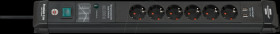 1951160606 Power strip, 6-way, SPD, 2x USB-A, 3 m