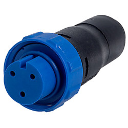 Bulgin PX0410/03S/5560 400 Series Buccaneer 3 Pole Flex Cable Connector Socket