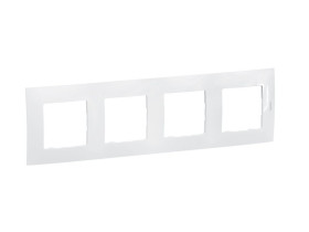 NOWE NILOE Ramka 4 czterokrotna biała white NP114WH LEGRAND