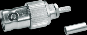 100023420 BNC cable socket, 50 ohms for RG-316/U crimp