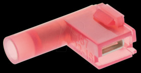 F6131638 Flag female disconnects 6,3x0,8 red