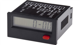 Licznik Czasu, 0.01H...99999H, 24X51x48mm, System Zasilania Bateryjnego, 8...