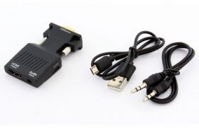 KONWERTER VGA D-SUB AUDIO DO HDMI