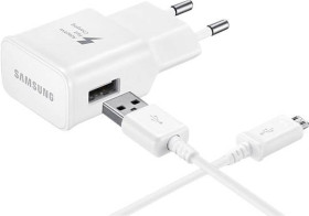 Samsung EP-TA200EWE Ładowarka USB 15 W 1x USB-A, 1x Micro-USB biały Szybka ładowarka