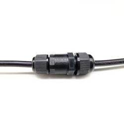 PG9 2PIN Cable Connector - Hermetic IP68 Sleeve - Insulating Gland