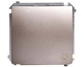 Simon Basic Przycisk /dzwonek/, szybkozłącza, satynowy BMD1.01/29