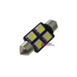 Dioda LED C5W 36mm 4xSMD5050 Biała 12V
