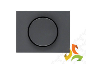 BERKER K.1 Płytka czołowa z pokrętłem do ściemniacza obrotowego antracyt mat lakierowany 11357006 HAGER