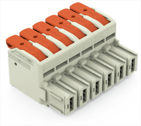 Złącze PCB 6 -pinowe raster 10.16mm Żeński Wago