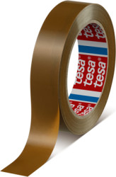 Packaging tape, 25 x 0.065 mm, PVC film, brown, 66 m, 04124-00093-00