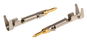 Zacisk zagniatany, męski, pozłacany, TE Connectivity, Mini-Universal Mate-N-Lok