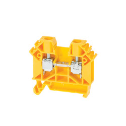 ZUG-6 Złącze śrubowe na szynę DIN żółty Pokój