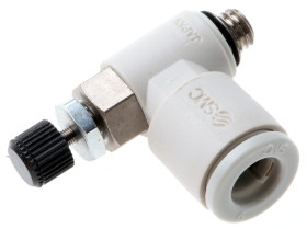 Regulator przepływu SMC Gwintowany Regulator prędkości AS-FM