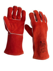 Rękawice robocze rozmiar: 10 materiał: Skóra zastosowanie: Spawanie