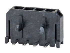 Wtyk PCB 4-pinowe raster: 3.0mm -rzędowe Molex Przewlekany 8.5A 600 V
