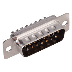 MH MHDB15SP 15 Way Male Solder D S&#x2B;F