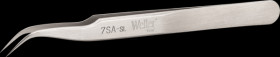 7SASL Precision tweezers, curved, relieved, with pointed tips