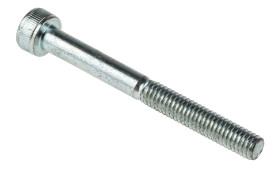 Śruba imbusowa M4 długość 40mm Nakrętka, gniazdo sześciokątne Stalowe RS PRO