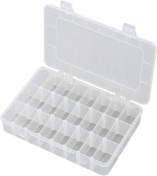 TRU COMPONENTS EKB-206 Skrzynka (D x S x W) 200 x 130 x 35 mm Ilość przegród: 24 zmienny podział Content 1 szt.