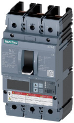 Wyłącznik zasilania Siemens 3VA6115-7JP31-2AA0 Zakres ustawienia (Prąd): 60 - 150 A Maksymalne napięcie przełączania: 60
