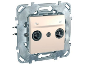 UNICA Gniazdo antenowe RTV końcowe piaskowy MGU50.451.25Z SCHNEIDER ELECTRIC